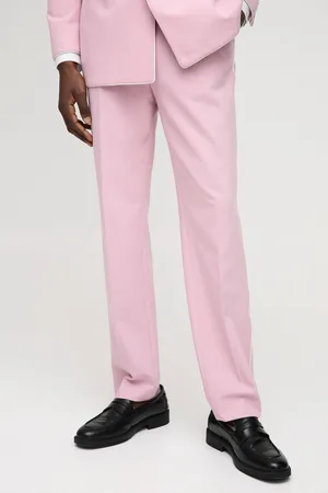 Boohoo Mens Straight Leg Contrast Panel Trouser