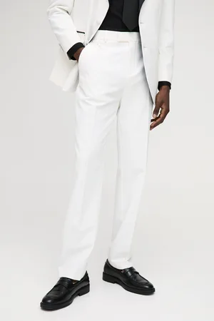 Boohoo Mens Straight Fit Tailored Trouser