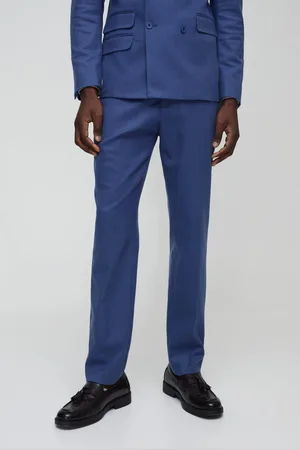 Boohoo Mens Slim Fit Textured Tailored Trouser