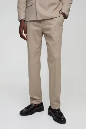 Boohoo Mens Slim Fit Textured Tailored Trouser