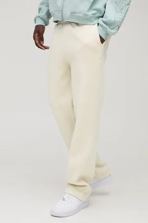 Boohoo Mens Straight Leg Distressed Washed Jogger