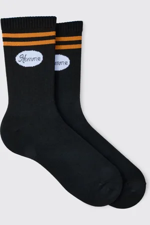 Boohoo Mens Homme Varsity Sports Stripe Socks