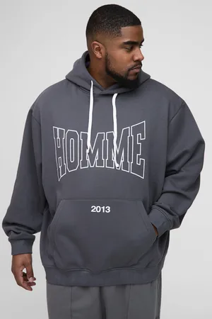 Boohoo Mens Plus Oversized Homme Hoodie