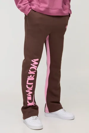 Boohoo Mens Slim Fit Worldwide Gusset Joggers