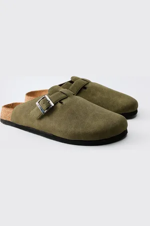 Boohoo Mens Faux Suede Mule
