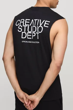 Boohoo Mens Creative Studio Drop Armhole vest