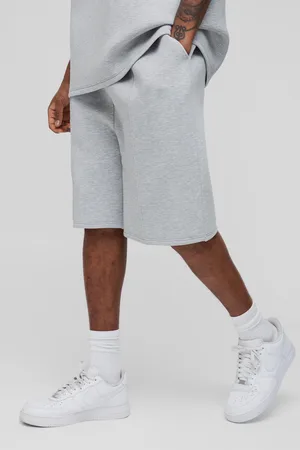 Boohoo Mens Tall Oversized Dropped Crotch Scuba Shorts