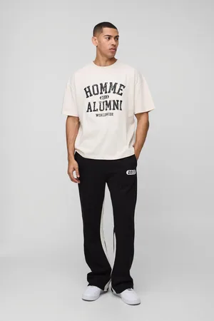 Boohoo Mens Oversized Homme T-Shirt & Gusset Jogger Long Set