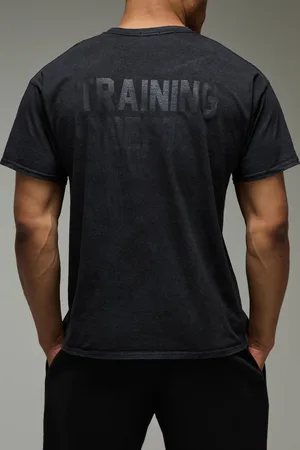 Boohoo Mens Man Active Training Dept. Oversized Washed T-shirt