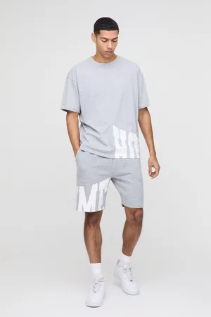 Boohoo Mens Oversized Homme T-Shirt and Short Set