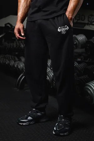 Boohoo Mens Man Active X OG Gym Oversized Cuffed Jogger