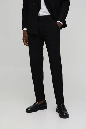 Boohoo Mens Fixed Waistband Slim Fit Suit Trousers