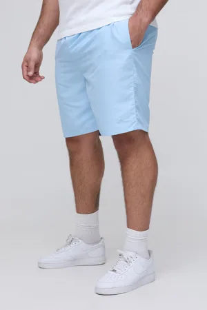 Boohoo Mens Plus Branded Long Length Swim Shorts