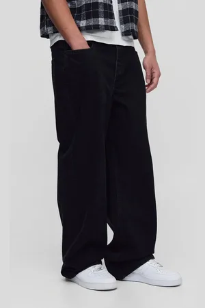 Boohoo Mens Tall Relaxed Rigid Jeans