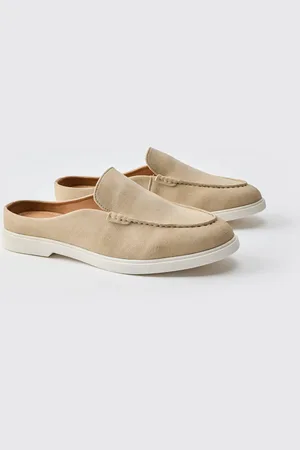 Boohoo Mens Backless Faux Suede Loafer