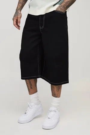 Boohoo Mens Tall Contrast Stitch Jorts