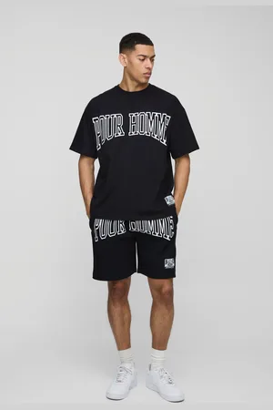 Boohoo Mens Oversized Homme T-Shirt & Short Set