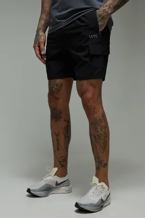 Boohoo Mens Tall Man Active Stretch Woven 7inch Cargo Short