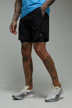 Boohoo Mens Tall Man Active Stretch Woven 7inch 2in1 Short