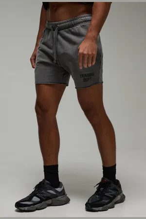 Boohoo Mens Man Active Slim 5inch Training Dept Washed Short