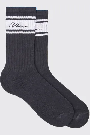 Boohoo Mens Man Signature Sports Stripe Socks