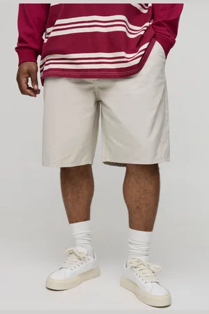 Boohoo Mens Plus Relaxed Fit Chino Shorts