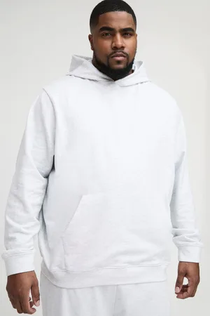 Boohoo Mens Plus 260GSM Loopback Regular Fit Basic Hoodie