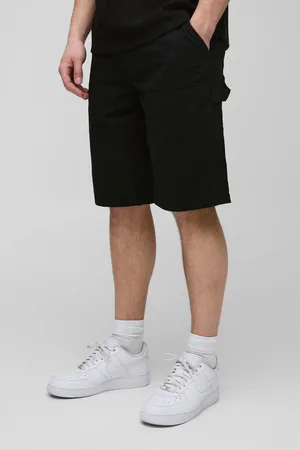 Boohoo Mens Tall Relaxed Fit Carpenter Shorts