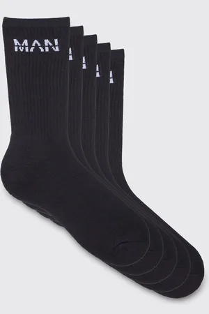 Boohoo Mens 5 Pack Man Sport Socks