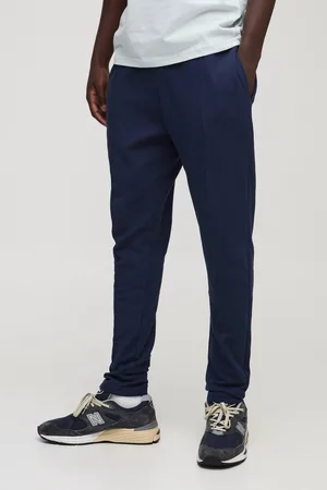 Boohoo Mens Sim Fit Tapered Interlock Pintuck Jogger