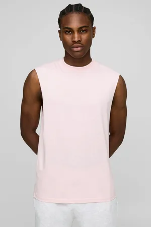 Boohoo Mens Regular Fit Basic Drop Armhole vest