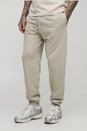 Boohoo Mens Tall 260GSM Loopback Regular Fit Basic Joggers