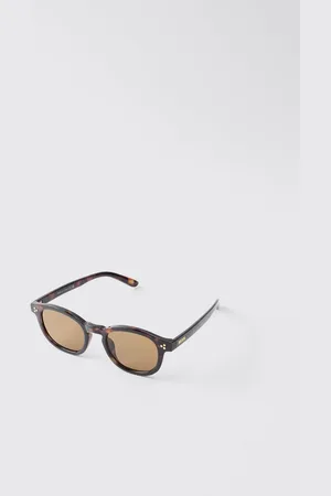 Boohoo Mens MAN Tortoiseshell Retro Sunglasses