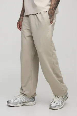 Boohoo Mens Tall 260GSM Loopback Oversized Fit Basic Joggers