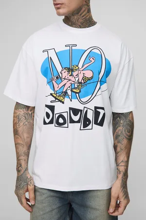 Boohoo Mens Tall Oversized No Doubt License Print T-Shirt
