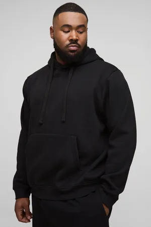 Boohoo Mens 330GSM Plus Regular Fit Hoodie in