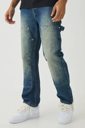 Boohoo Mens Straight Leg Carpenter Jeans