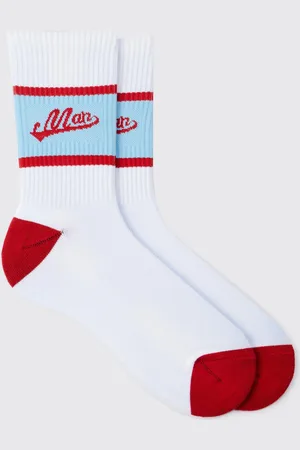 Boohoo Mens Man Colour Block Sports Socks