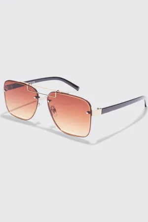 Boohoo Mens Aviator Sunglasses