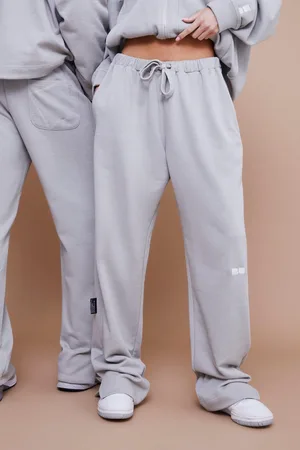 Boohoo Mens Relaxed Fit Split Hem Heavyweight Jogger
