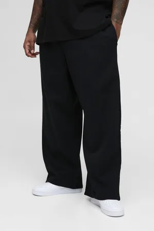 Boohoo Mens Plus Relaxed Wide Leg Camo Printed Boxer Waistband Joggers