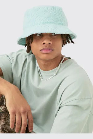 Boohoo Mens Towelling Bucket Hat In