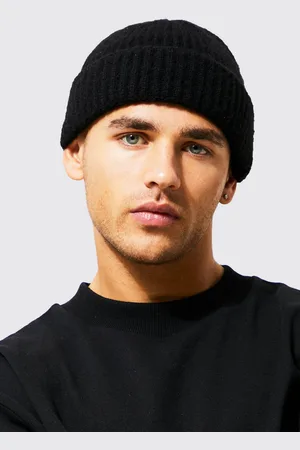 Boohoo Mens Fluffy Yarn Beanie