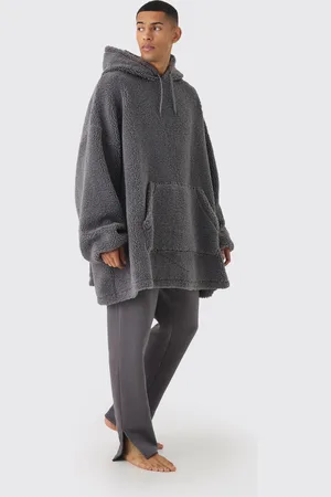 Boohoo Mens Extreme Oversized Fleece Hoodie