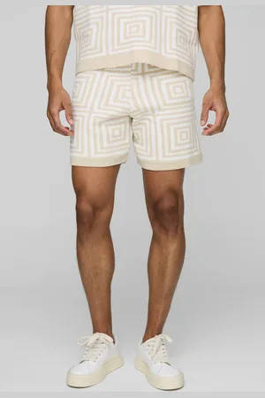 Boohoo Mens Relaxed Crochet Knit Short