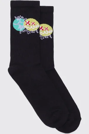 Boohoo Mens Graphic Socks