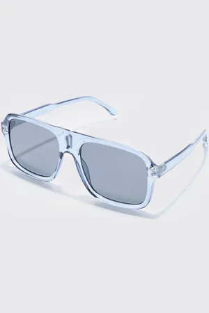 Boohoo Mens Plastic Retro Sunglasses