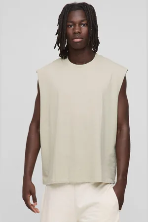 Boohoo Mens Basic Oversized Boxy vest
