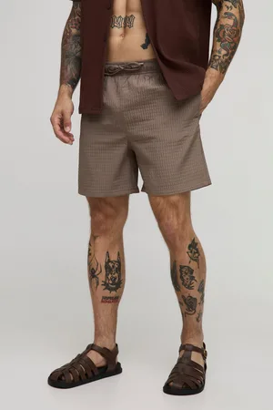 Boohoo Mens Ripstop Mid Length Swim Short
