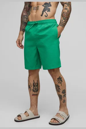 Boohoo Mens Long Length Ripstop Swim Short